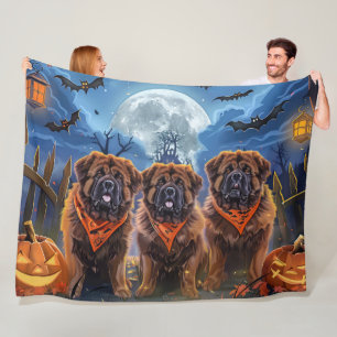 Tibetaanse Mastiff Halloween Spooky Fleece Deken