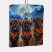 Tibetaanse Mastiff Halloween Spooky Keramisch Ornament (Rechts)