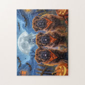 Tibetaanse Mastiff Halloween Spooky Legpuzzel (Verticaal)