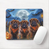 Tibetaanse Mastiff Halloween Spooky Muismat (Met muis)