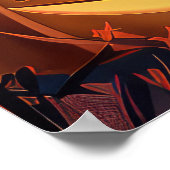 Tibetaanse Mastiff Halloween Spooky Poster (Hoek)