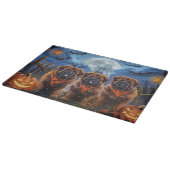 Tibetaanse Mastiff Halloween Spooky Snijplank (Hoek)