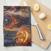 Tibetaanse Mastiff Halloween Spooky Theedoek (Quarter Fold)