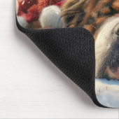 Tibetaanse Mastiff Hond Kerstfeest Muismat (Hoek)