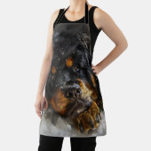 Tibetaanse Mastiff Hond Kerstfeest Schort (Insitu)