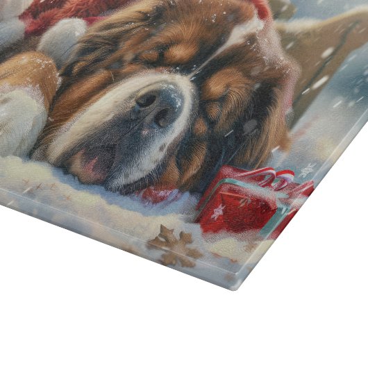 Tibetaanse Mastiff Hond Kerstfeest Snijplank (Hoek)