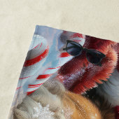 Tibetaanse Mastiff Hond Kerstfeest Strandlaken (In situ)