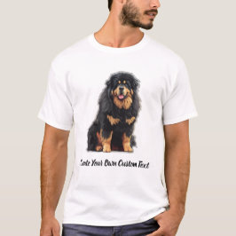 Tibetaanse Mastiff Hond Maak Je Eigen Aangepaste T T-shirt