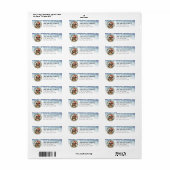 Tibetaanse Mastiff Hond Retouradreslabels Etiket (Full Sheet)