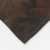 Tibetaanse mastiff in herfst laat Herfst inspirere Fleece Deken (Hoek)