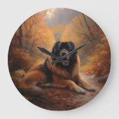 Tibetaanse mastiff in herfst laat Herfst inspirere Grote Klok (Voorkant)