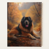 Tibetaanse mastiff in herfst laat Herfst inspirere Planner (Achterkant)
