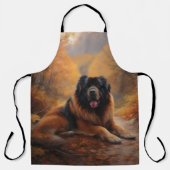 Tibetaanse mastiff in herfst laat Herfst inspirere Schort (Voorkant)
