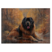 Tibetaanse mastiff in herfst laat Herfst inspirere Snijplank (Voorkant)