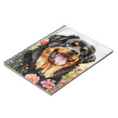 Tibetaanse Mastiff Journal Waterverf Dog Gift Notitieboek (Linkerzijde)