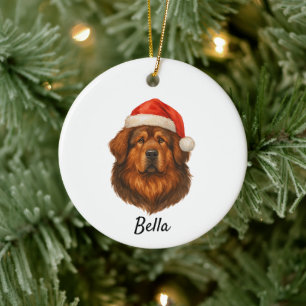 Tibetaanse Mastiff Keramisch Ornament