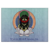 Tibetaanse Mastiff Lotus Bloem Logo Snijplank (Voorkant)