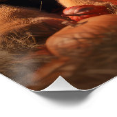 Tibetaanse Mastiff Puppy Herfst Delight Pompoen Perfect Poster (Hoek)