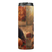 Tibetaanse Mastiff Puppy Herfst Delight Pompoen Thermosbeker (Achterkant)