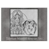 Tibetaanse Mastiff Rescue Logo Snijplank (Voorkant)
