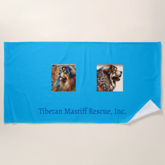 Tibetaanse Mastiff strandlaken