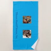 Tibetaanse Mastiff strandlaken (Voorkant)