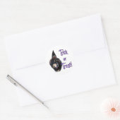 Tibetaanse Mastiff Trick Ronde Sticker (Envelop)