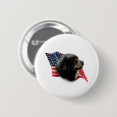 Tibetaanse Mastiff vlag Ronde Button 5,7 Cm (Voorkant /achterkant)