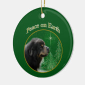 Tibetaanse mastiff vrede keramisch ornament (Links)