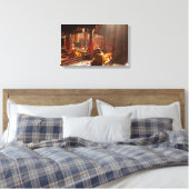 Tibetaanse monnik canvas afdruk (Insitu (Slaapkamer))