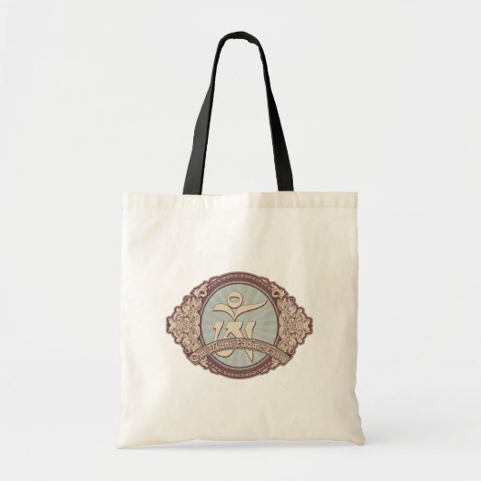  Tibetaanse OM-Logo Tote Bag (Voorkant)