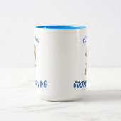 Tibetaanse schattige jongen goedemorgen Mok (Center)