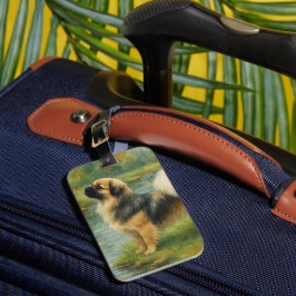 Tibetaanse Spaniel Bagagelabel