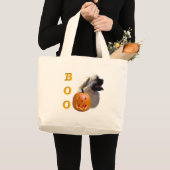 Tibetaanse spaniël Boo Grote Tote Bag (Voorkant (product))