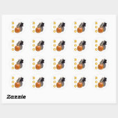 Tibetaanse spaniël Boo Ronde Sticker (Vel)