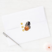 Tibetaanse spaniël Boo Ronde Sticker (Envelop)