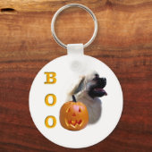 Tibetaanse spaniël Boo Sleutelhanger (Voorkant)