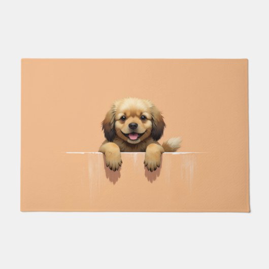 Tibetaanse Spaniel deurmat Kunst (Voorkant)