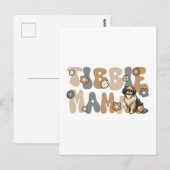 Tibetaanse Spaniel Groovy Tibbie Mama Briefkaart (Voorkant / Achterkant)