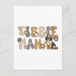 Tibetaanse Spaniel Groovy Tibbie Mama Briefkaart