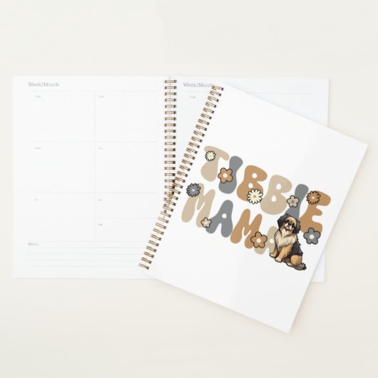 Tibetaanse Spaniel Groovy Tibbie Mama Planner (Display)