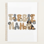 Tibetaanse Spaniel Groovy Tibbie Mama Planner (Voorkant)