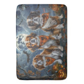 Tibetaanse Spaniel Halloween Griezelig  Badmat (Voorkant Verticaal)