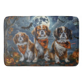 Tibetaanse Spaniel Halloween Spooky Badmat (Voorkant)