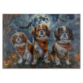 Tibetaanse Spaniel Halloween Spooky Snijplank (Voorkant)