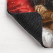 Tibetaanse Spaniel Hond Kerst Feestelijk Muismat (Hoek)
