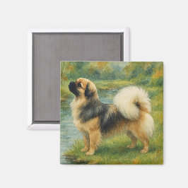 Tibetaanse Spaniel Magneet
