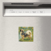 Tibetaanse Spaniel Magneet (Insitu (Vaatwasser))
