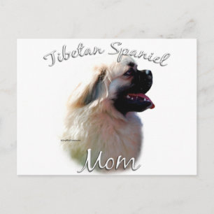 Tibetaanse Spaniël Moeder 2 Briefkaart