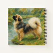 Tibetaanse Spaniel Notitieboek (Achterkant)